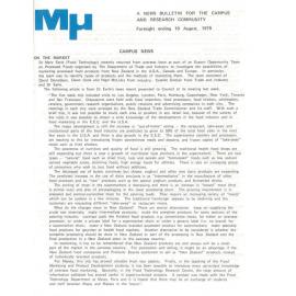 MU, 19 August 1979