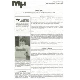 MU, 11, 29 April 1985