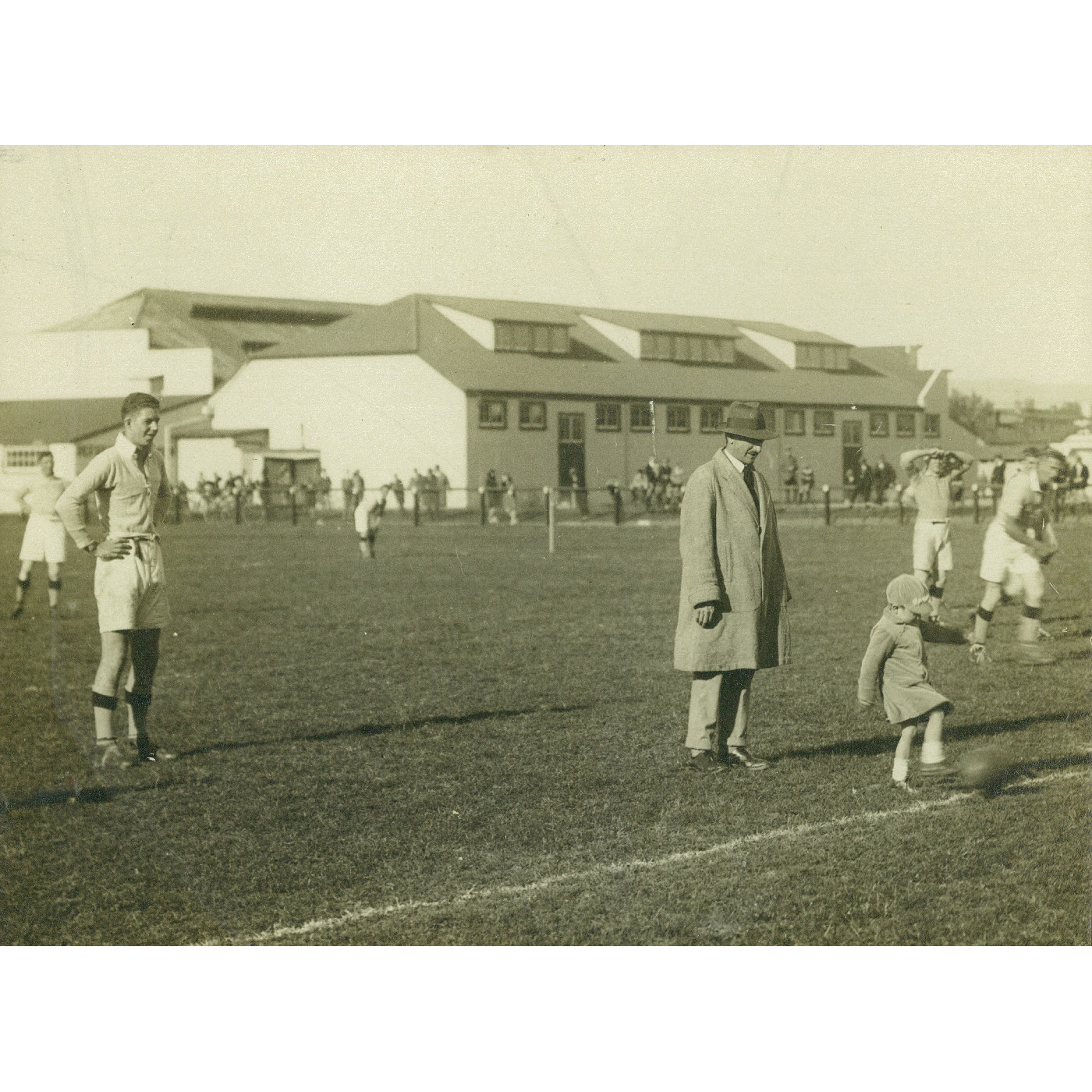Rugby Match, First XV, 1929