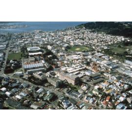 Wellington Polytechnic aerial photograph, 1992