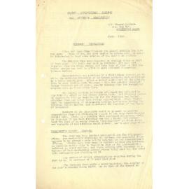 Massey Agricultural College Old Students Association members newsletter, June 1949
