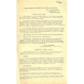 Massey Agricultural College Old Students Association newsletter, 1951