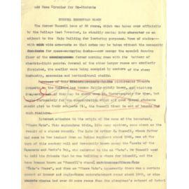 Massey Agricultural College Old Students Association news circular, 1951