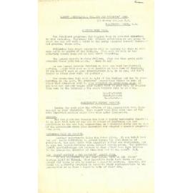 Massey Agricultural College Old Students Association newsletter, 1952