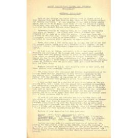 Massey Agricultural College Old Students Association members newsletter, 1952