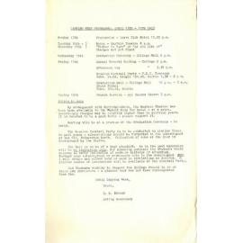 Massey Agricultural College Old Students Association capping week programme, April 1953