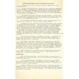 Massey Agricultural College Old Students Association newsletter, 1954