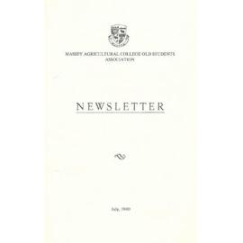 Massey Agricultural College Old Students Association newsletter, July 1960