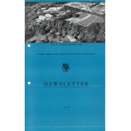 Massey Agricultural College Old Students Association newsletter, July 1961