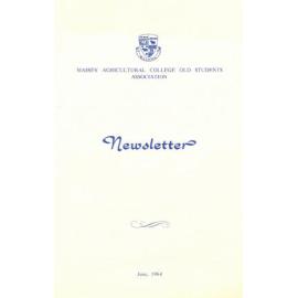 Massey Agricultural College Old Students Association newsletter, June 1964