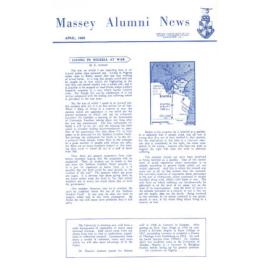 Massey Alumni News, April 1969