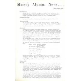 Massey Alumni News, December 1969