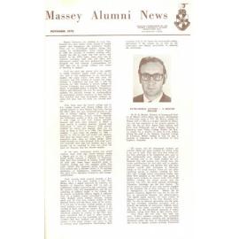 Massey Alumni News, November 1970