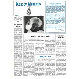 Massey Alumnus, March 1971
