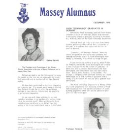 Massey Alumnus, December 1973