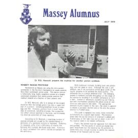 Massey Alumnus, July 1974