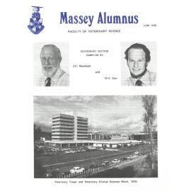 Massey Alumnus - Faculty of Veterinary Science, June 1976