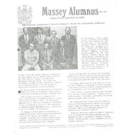 Massey Alumnus - Faculty of Business Studies, May 1978