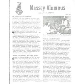 Massey Alumnus - Faculty of Science, May 1979