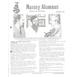 Massey Alumnus - Faculty of Education, November 1979