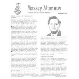 Massey Alumnus - Faculty of Veterinary Science, November 1979