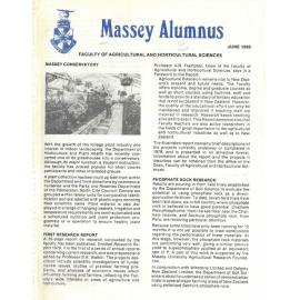 Massey Alumnus - Faculty of Agricultural and Horticultural Sciences, June 1980