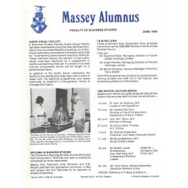 Massey Alumnus - Faculty of Business Studies, June 1980