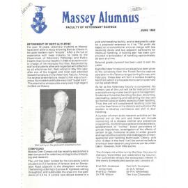 Massey Alumnus - Faculty of Veterinary Science, June 1980