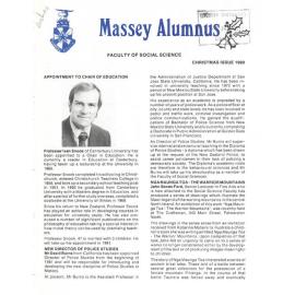 Massey Alumnus - Faculty of Social Science, December 1980