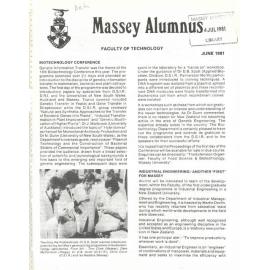 Massey Alumnus - Faculty of Technology, June 1981