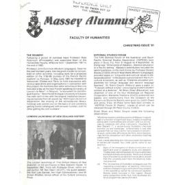 Massey Alumnus - Faculty of Humanities, December 1981