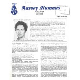 Massey Alumnus - Faculty of Science, June 1982