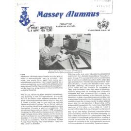 Massey Alumnus - Faculty of Business Studies, December 1982