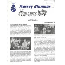 Massey Alumnus - Faculty of Food Technology, December 1982
