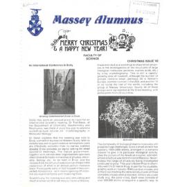 Massey Alumnus - Faculty of Science, December 1982