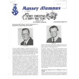 Massey Alumnus - Faculty of Veterinary Science, December 1982