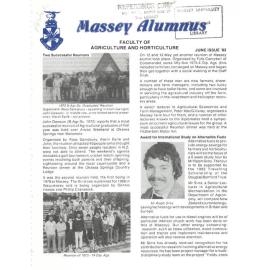 Massey Alumnus - Faculty of Agriculture and Horticulture, June 1983