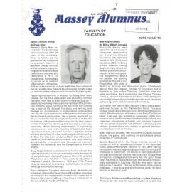 Massey Alumnus - Faculty of Education, June 1983