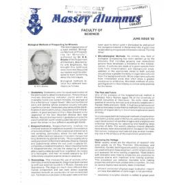 Massey Alumnus - Faculty of Science, June 1983