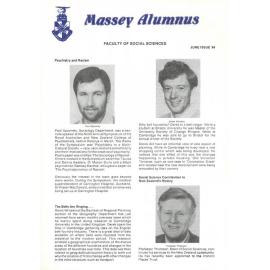 Massey Alumnus - Faculty of Social Sciences, June 1984