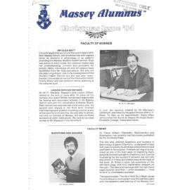 Massey Alumnus - Faculty of Science, December 1984