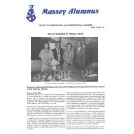 Massey Alumnus - Faculty of Agricultural and Horticultural Sciences, June 1985