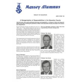 Massey Alumnus - Faculty of Education, June 1985