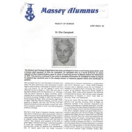 Massey Alumnus - Faculty of Science, June 1985