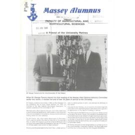 Massey Alumnus - Faculty of Agricultural and Horticultural Sciences, 1986