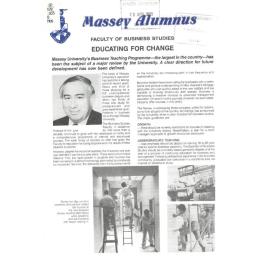Massey Alumnus - Faculty of Business Studies, June 1987