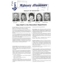 Massey Alumnus - Faculty of Education, June 1987