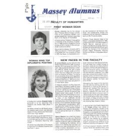 Massey Alumnus - Faculty of Humanities, June 1987
