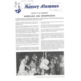 Massey Alumnus - Faculty of Science, June 1987