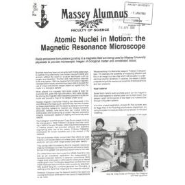 Massey Alumnus - Faculty of Science, December 1987
